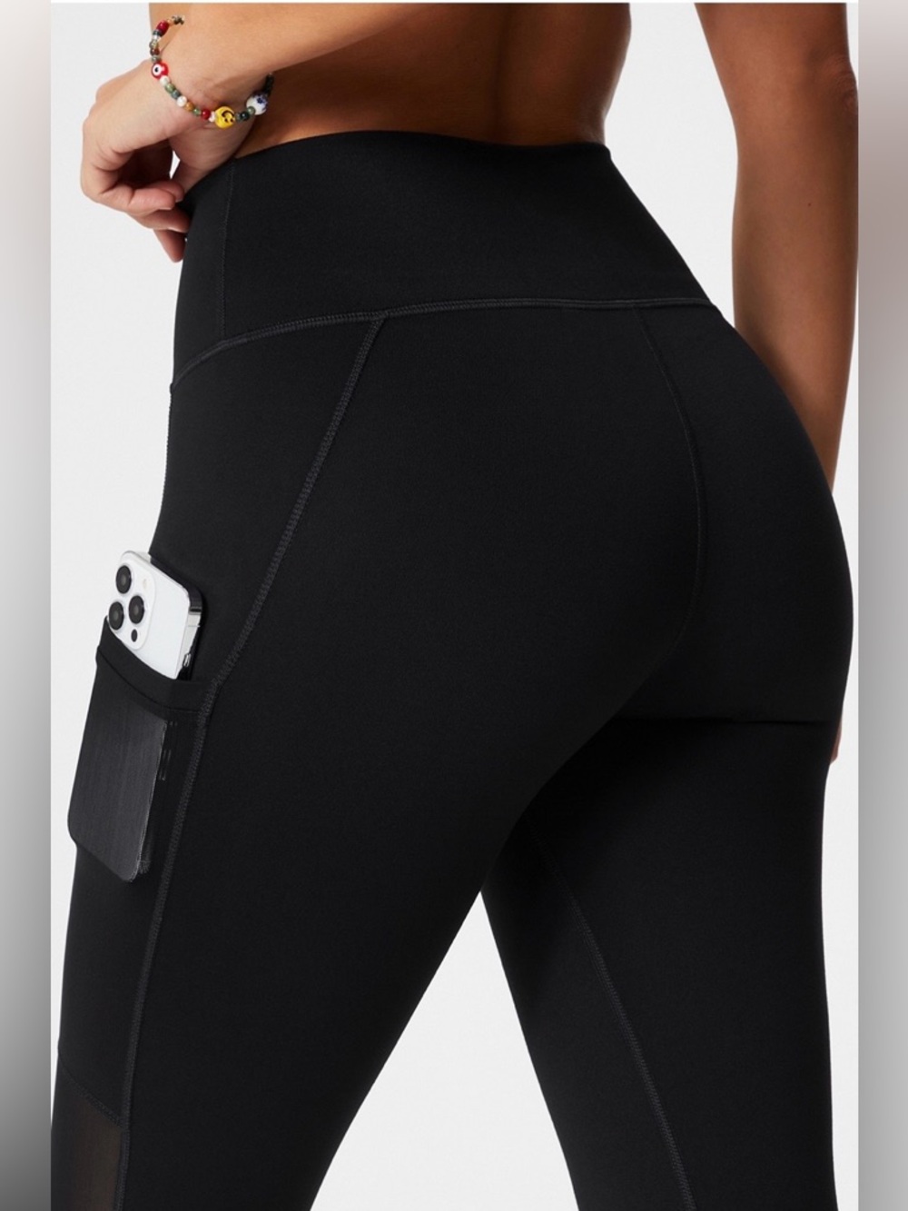 Fabletics Powerhold On-the-Go Leggings Mesh High-Waisted Capris Women’s XXL - Picture 3 of 13